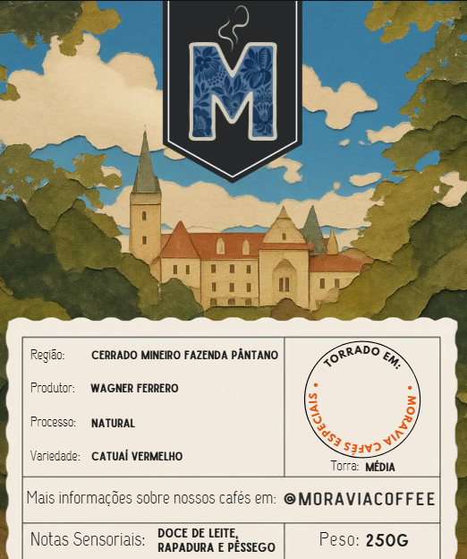 Embalagem do café Pêssego e Doce de Leite